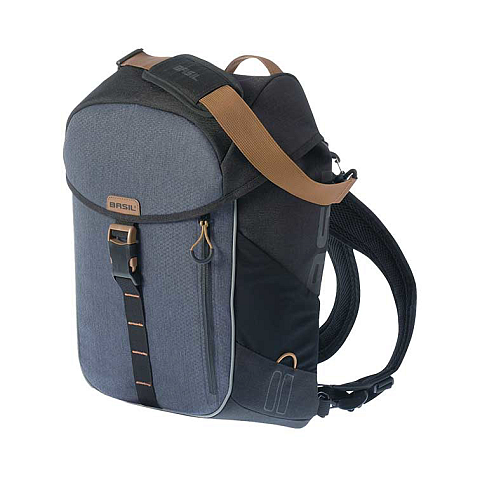 Basil Miles Hinten Fahrradtasche 17 l Polyester Grau