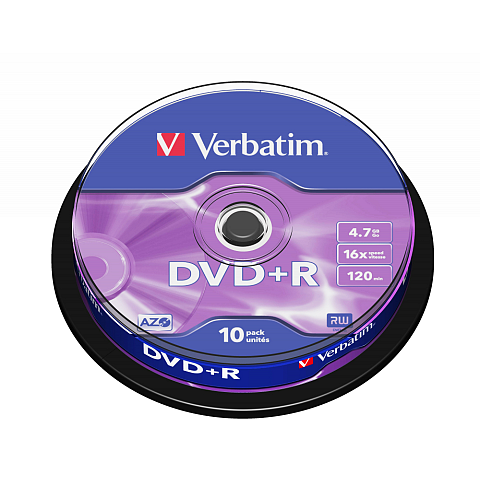 Verbatim DVD+R Matt Silver 4,7 GB 10 Stück(e)