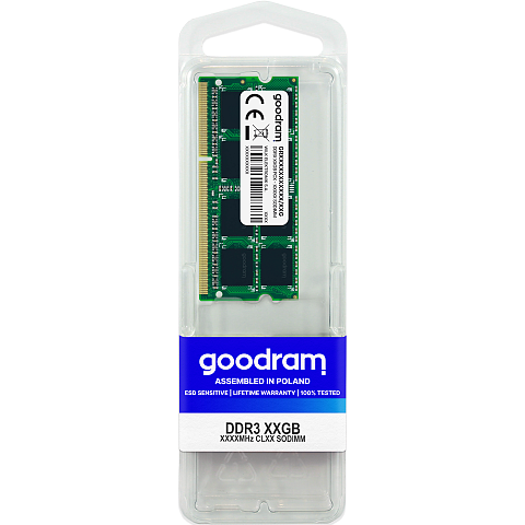 Goodram GR1600S3V64L11S/4G Speichermodul 4 GB 1 x 4 GB DDR3 204-pin SO-DIMM