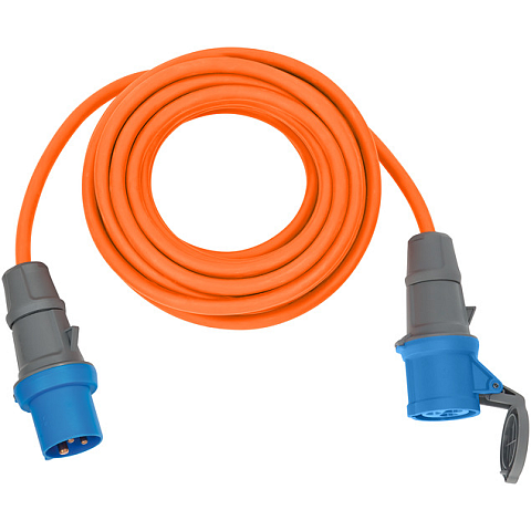 Brennenstuhl 1167650610 Verlängerungskabel 10 m 2 AC-Ausgänge Draußen Orange