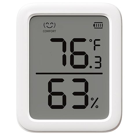 SwitchBot Meter Plus Drinnen Temperatur- & Feuchtigkeitssensor Freistehend Kabellos