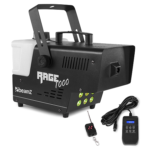 BeamZ Rage 1000LED Rauchmaschine 2 l 1000 W Schwarz, Weiß
