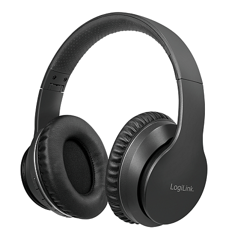 LogiLink BT0053 Kopfhörer & Headset Kabellos Kopfband Musik Bluetooth Schwarz