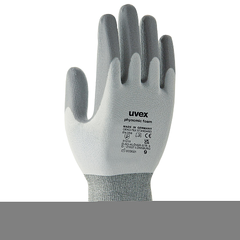 Uvex 6005007 Handschutz Grau, Weiß Elastan, Polyamid 1 Stück(e)
