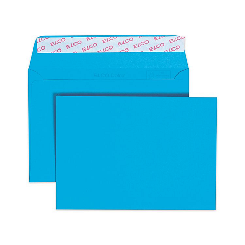 Elco 74634.32 Briefumschlag C6 (114 x 162 mm) Blau