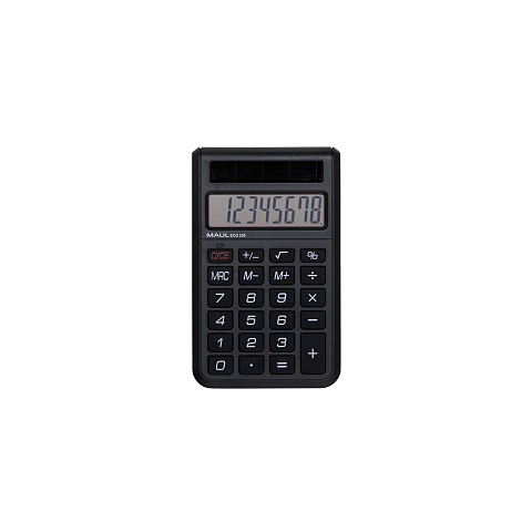 MAUL ECO 250 Taschenrechner Tasche Einfacher Taschenrechner Schwarz