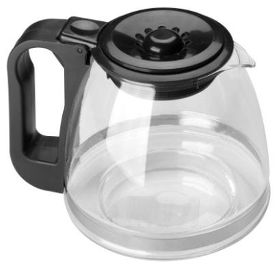 Wpro UCF300 Kaffeemaschine mit Kanne Schwarz, Transparent