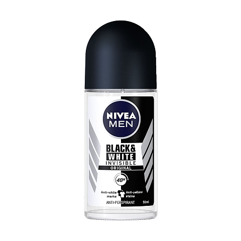 NIVEA BLACK & WHITE Männer Roll-on Deodorant 50 ml 1 Stück(e)