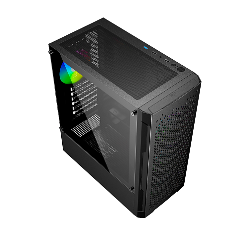 Gembird Fornax 400X Midi Tower Schwarz