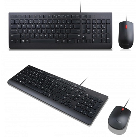 Lenovo 4X30L79884 Tastatur Maus enthalten Universal USB Arabisch Schwarz
