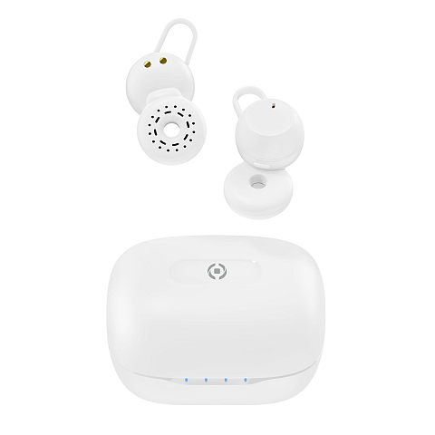 Celly AMBIENTAL Kopfhörer True Wireless Stereo (TWS) im Ohr Anrufe/Musik USB Typ-C Bluetooth Weiß
