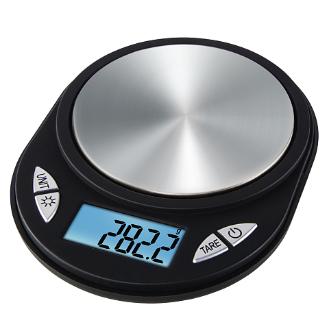 Xavax Jewel Schwarz Arbeitsplatte Oval Elektronische Küchenwaage