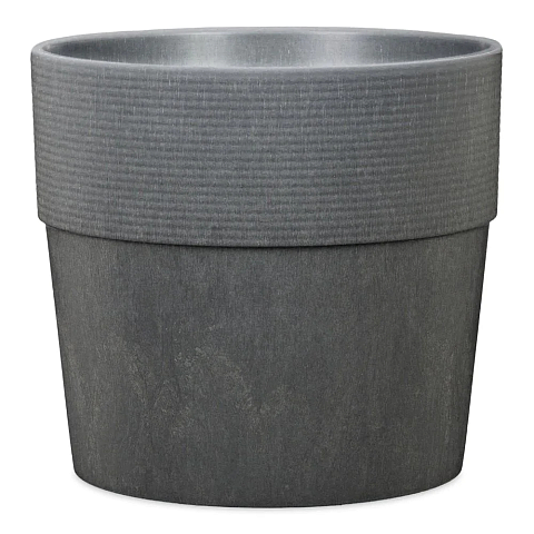 Scheurich Groove 224 Drinnen Topfpflanzer Freistehend Keramik Anthrazit