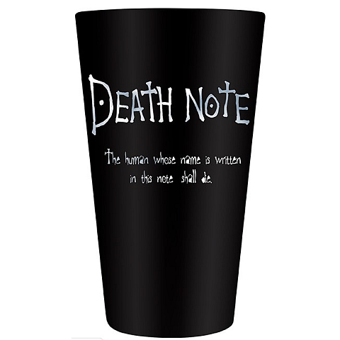 ABYstyle DEATH NOTE Large Glass Ryuk Matte Schwarz 1 Stück(e) 400 ml