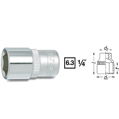 HAZET 850-5.5 Steckschlüsselaufsatz 1 Stück(e)