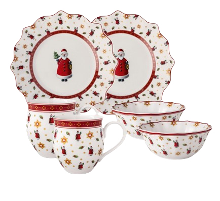 Villeroy & Boch 1485857280 Geschirrset 6 Stück(e) Porzellan Mehrfarbig