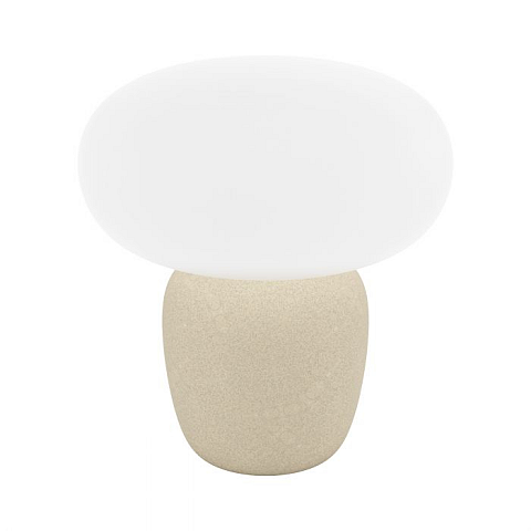 EGLO Cahuama Tischleuchte E27 40 W Braun, Weiß