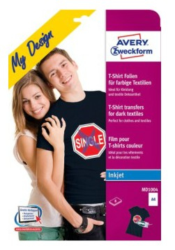 Avery MD1004 Druckfolie Tintenstrahl A4 (210×297 mm) Mehrfarbig 8 Blätter