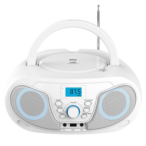 Silva Schneider MPC 25.4 ws Weiß Tragbarer CD-Player