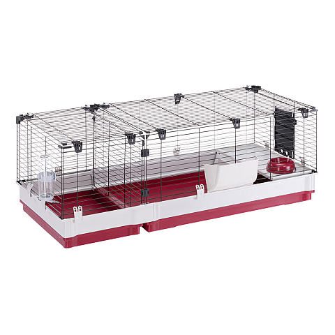 Ferplast Krolik 140 Rabit Grau, Rot