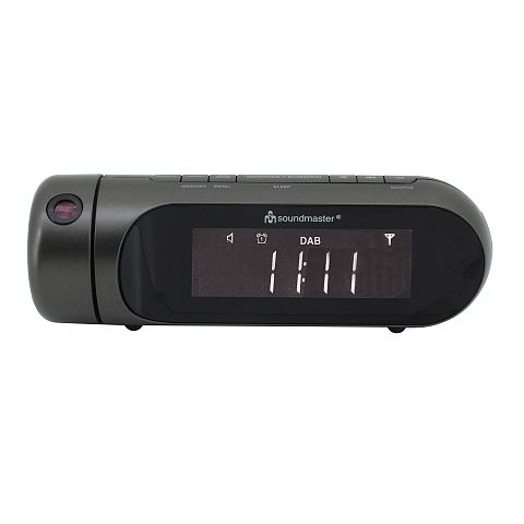 Soundmaster UR6700AN Radio Uhr Schwarz
