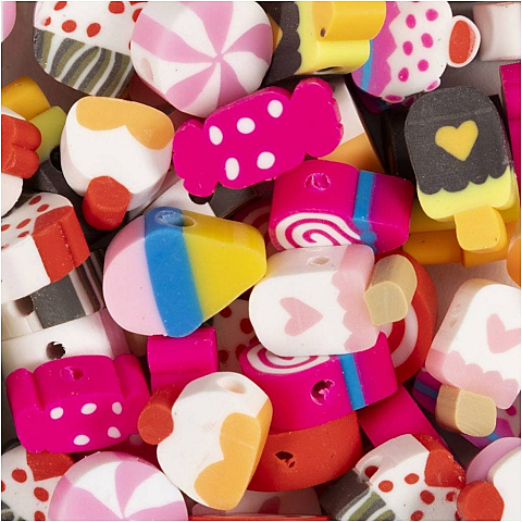 Creativ Company 696080 Perle Perlenmischung Mehrfarbig 60 Stück(e)