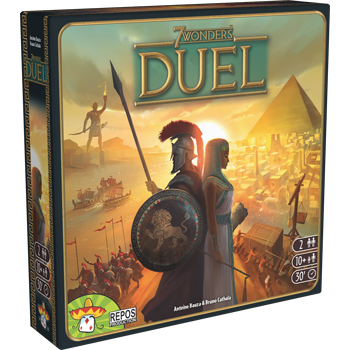 Repos Production 7 Wonders Duel Brettspiel Krieg