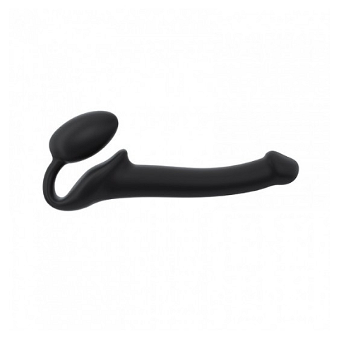 Strap-on-me 6012833 Vibrator Umschnalldildo Analverkehr, Vaginaler Sex Schwarz Kunststoff, Silikon 155 mm 2,7 cm