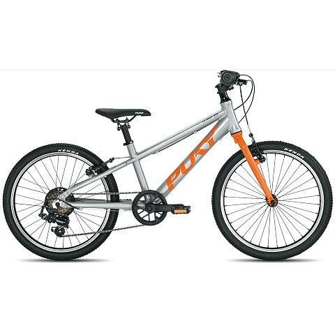 Puky LS-PRO 20-7 Stadtrad Aluminium Orange, Silber