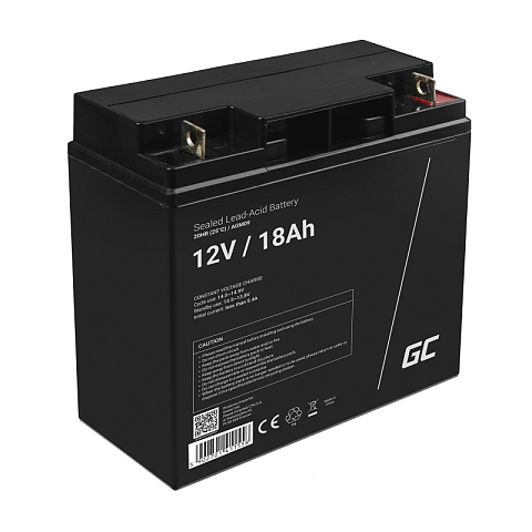 Green Cell AGM09 Industrieakku Plombierte Bleisäure (VRLA) 18000 mAh 12 V