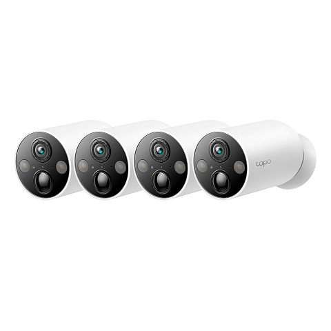 TP-Link Tapo C425 4-Pack Patrone (Form) IP-Sicherheitskamera Draußen 2560 x 1440 Pixel Decke/Wand