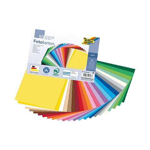 Folia 614/50 29 Karton/Bastelpapier 300 g/m² 50 Blätter