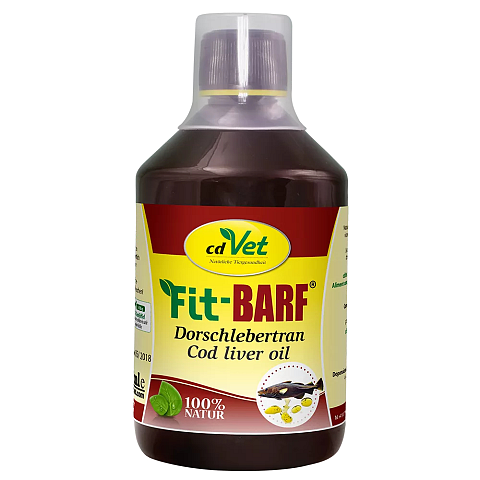 cdVet Fit-BARF Dorschlebertran 500 ml