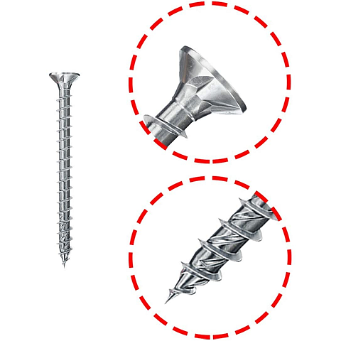 Fischer 670122 Schraube/Bolzen 45 mm 500 Stück(e)