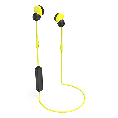 Hama Freedom Athletics II Kopfhörer Kabellos Ohrbügel, im Ohr Sport Bluetooth Schwarz, Gelb