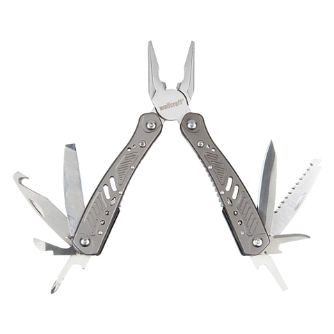 wolfcraft GmbH 4080000 Multi-Tool-Zange Taschengröße 13 Werkzeug Metallisch