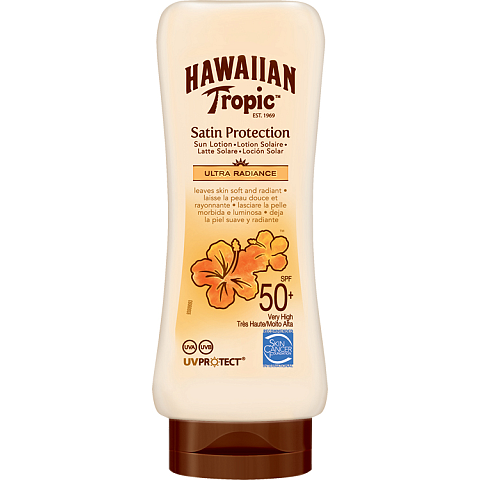 Hawaiian Tropic SATIN PROTECTION SONNENSCHUTZ LOTION LSF 50 180ML