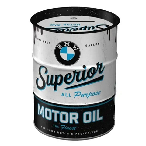 Nostalgic Art BMW Superior Motor Oil Spardose Mehrfarbig Stahl