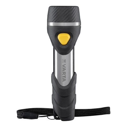 Varta Day Light Multi LED F10 Aluminium, Schwarz Schlüsselanhänger-Blinklicht