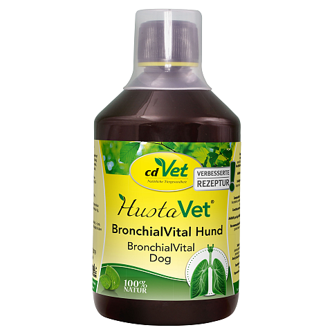 cdVet HustaVet BronchialVital 500 ml Katze / Hund Flüssigkeit