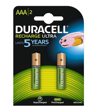 Duracell Akku Staycharged 2 x Micro 0,8 Ah