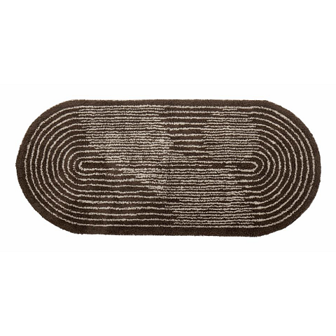 Bloomingville 82058157 Teppich Drinnen Bodenmatte Oval Baumwolle Braun