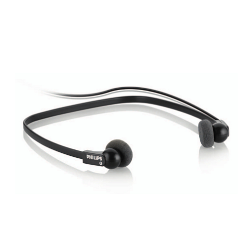 Philips LFH0234 Kopfhörer Kabelgebunden Nackenband Musik Schwarz