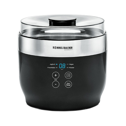 Rommelsbacher JG 80 Joghurtmaschine 1,2 l Hüttenkäse, Joghurt 20 W