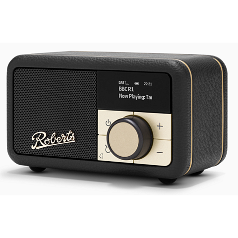 Roberts Radio Revival Petite 2 Tragbar Digital Schwarz