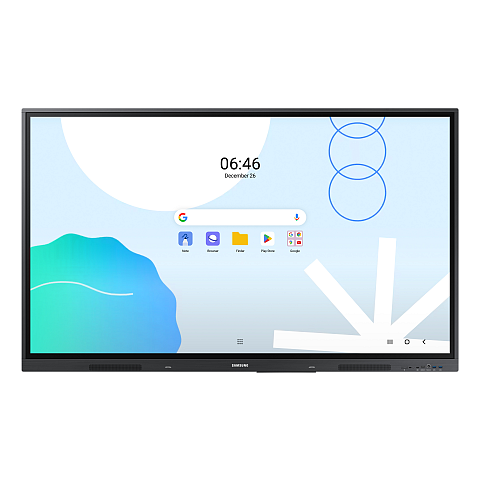 Samsung WA75D Interaktives Whiteboard 190,5 cm (75") 3840 x 2160 Pixel Touchscreen Grau