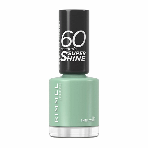 Rimmel 60 seconds Supershine Nagellack Mintfarbe Ultra Glanz