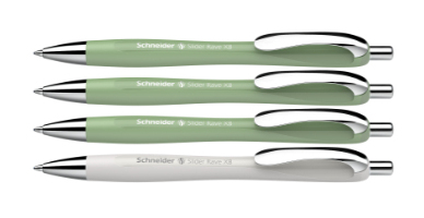 Schneider AG Slider Rave Blau Stick-Kugelschreiber Extradick 4 Stück(e)