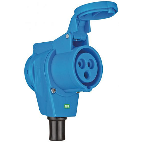 Brennenstuhl 1080980 Verlängerungskabel 2 AC-Ausgänge Drinnen Blau