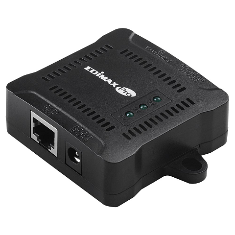 Edimax GP-101ST Netzwerksplitter Power over Ethernet (PoE) Schwarz